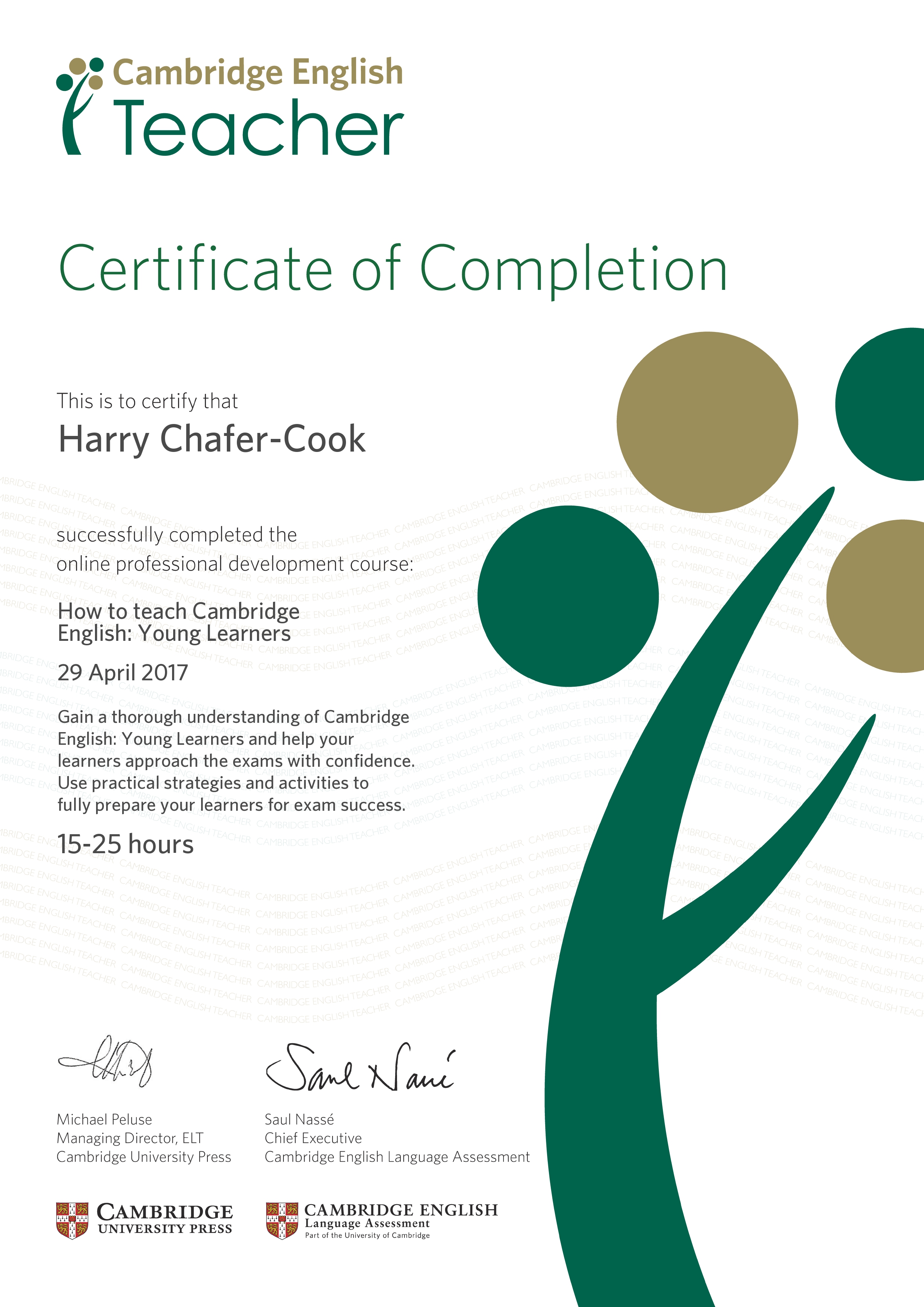 Young Learners Certificate